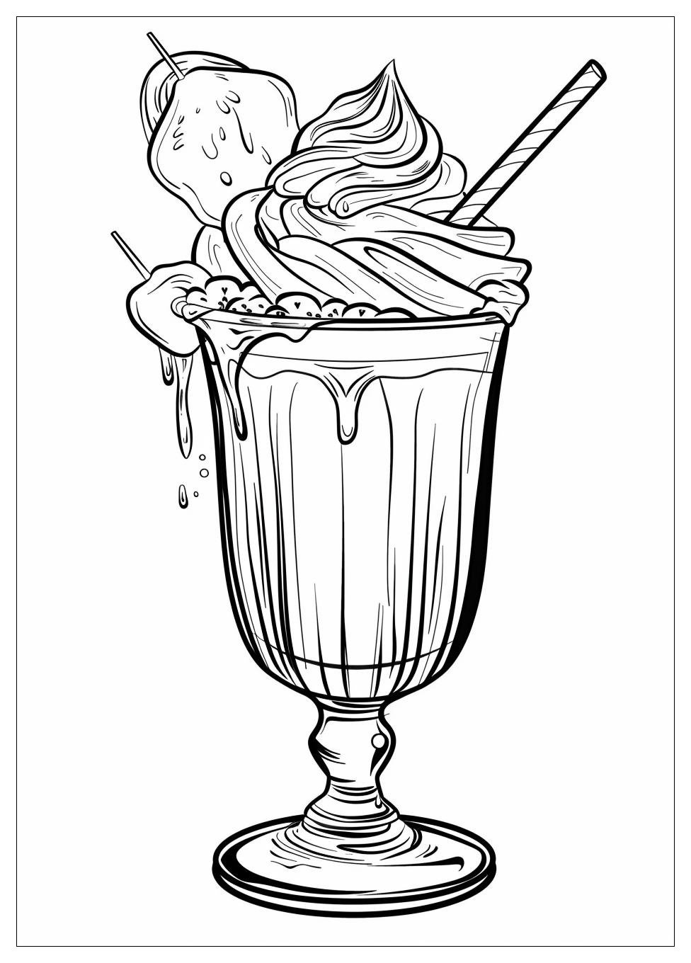 Milkshake Coloring Pages-10