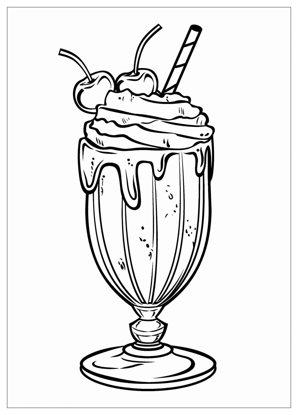 Milkshake Coloring Pages-11