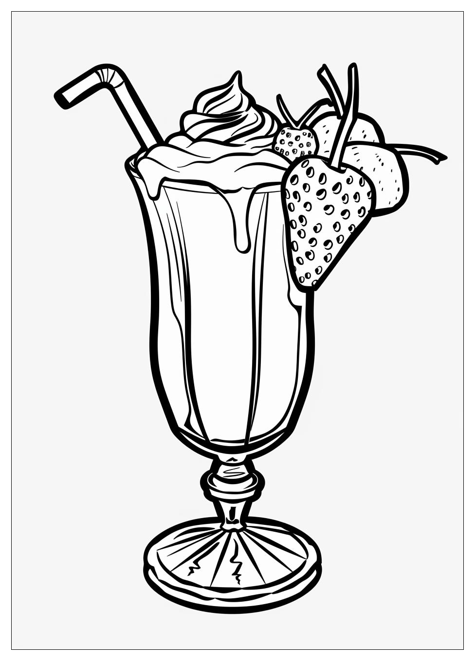 Milkshake Coloring Pages-12