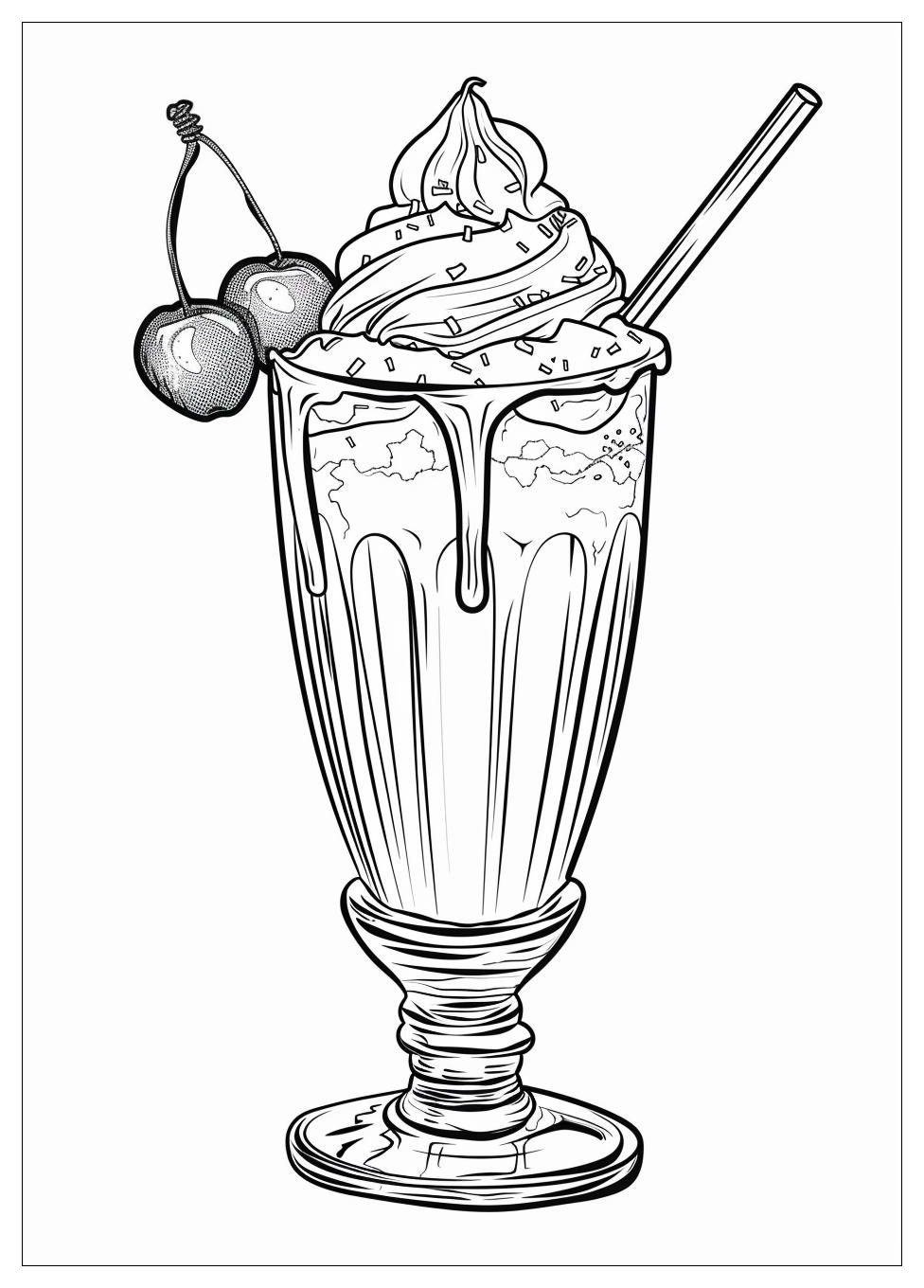 Milkshake Coloring Pages-15