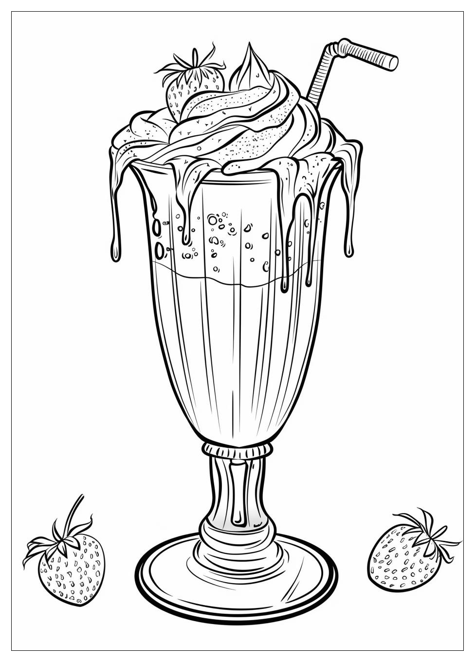 Milkshake Coloring Pages-16