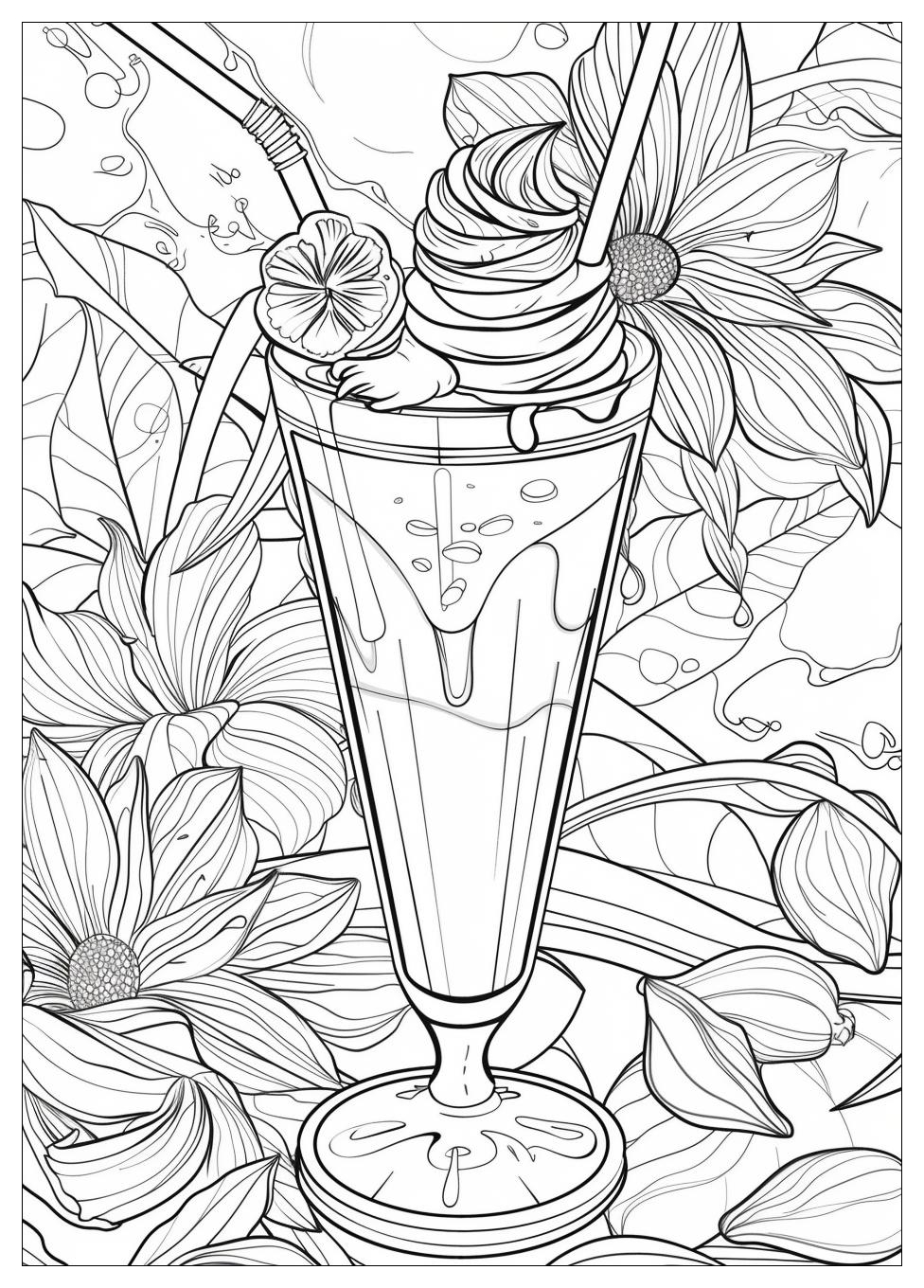 Milkshake Coloring Pages-17