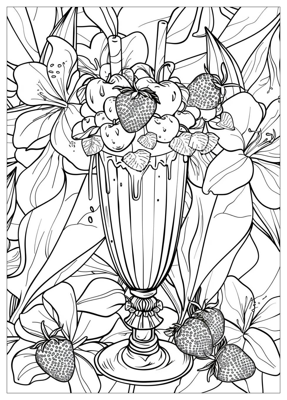 Milkshake Coloring Pages-18