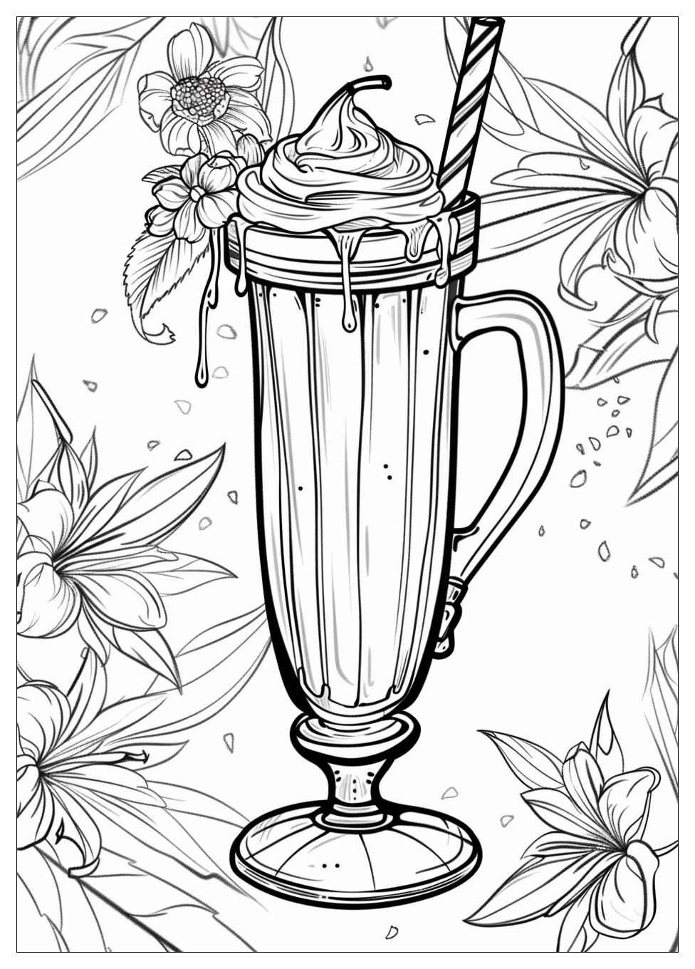 Milkshake Coloring Pages-19