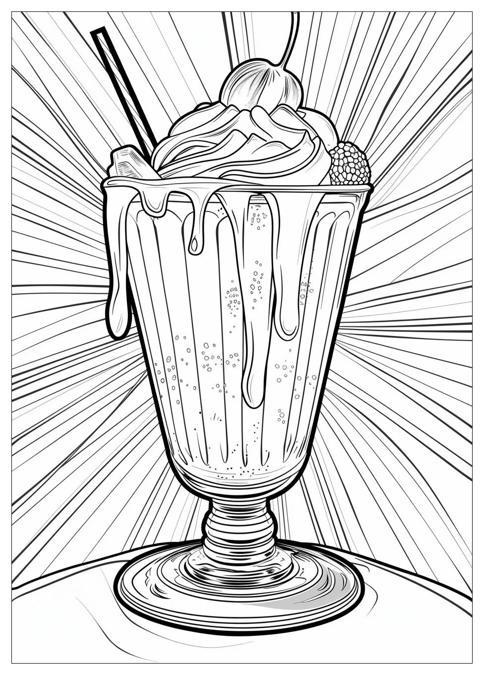 Milkshake Coloring Pages-2