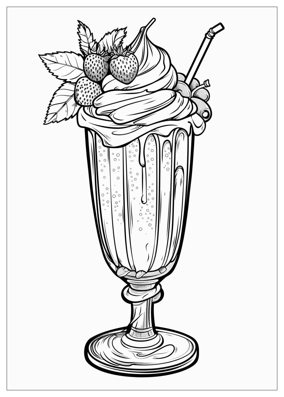 Milkshake Coloring Pages-20