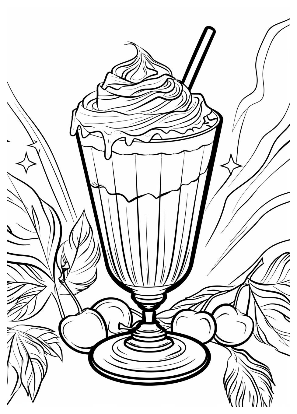 Milkshake Coloring Pages-3