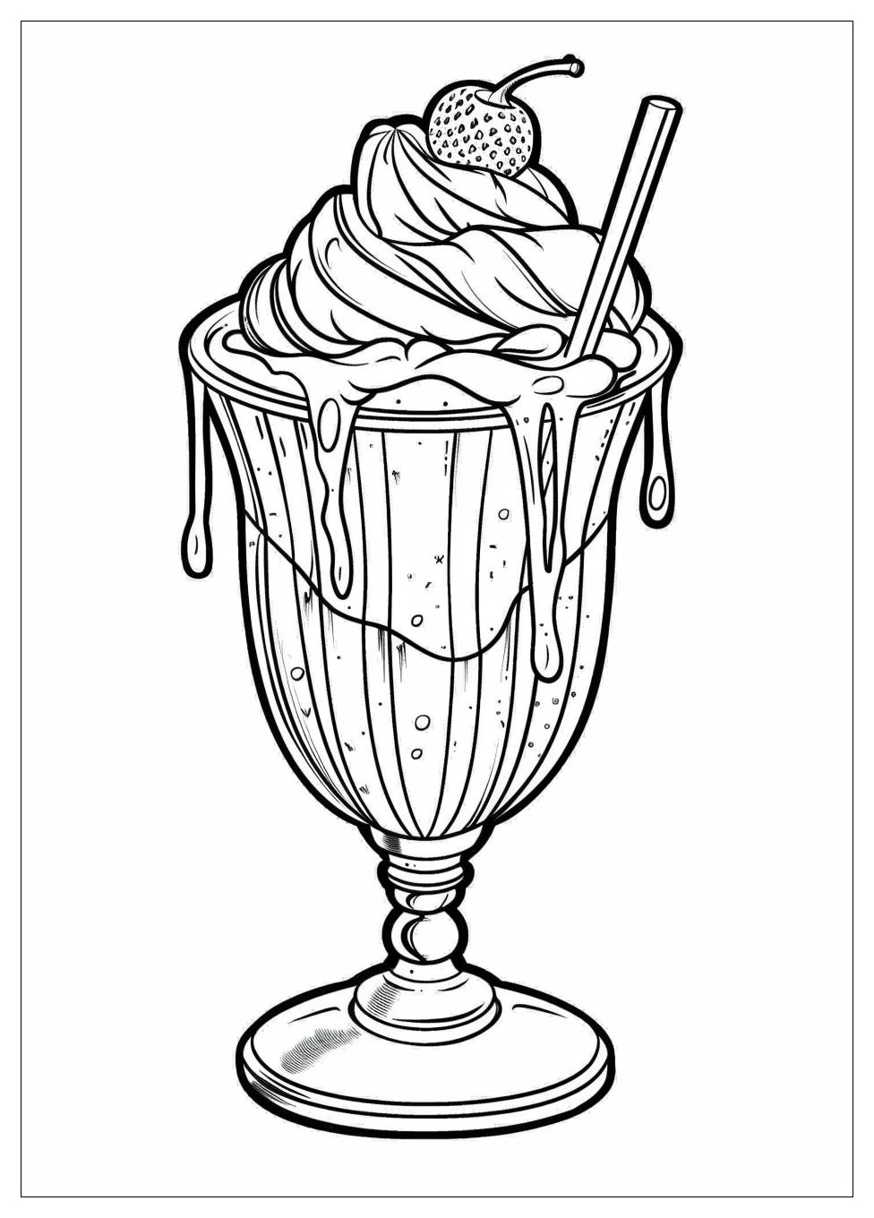 Milkshake Coloring Pages-5