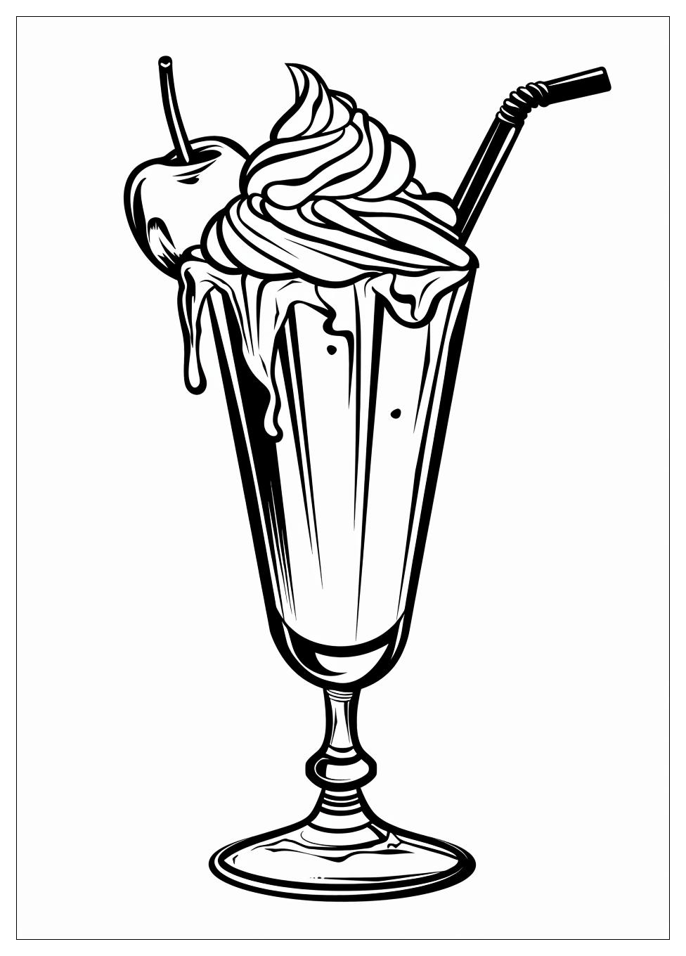 Milkshake Coloring Pages-6