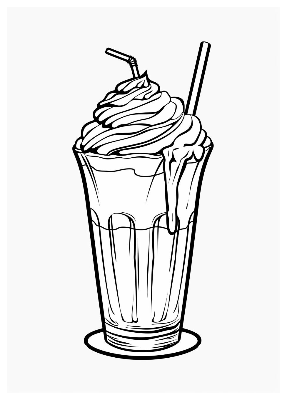 Milkshake Coloring Pages-7