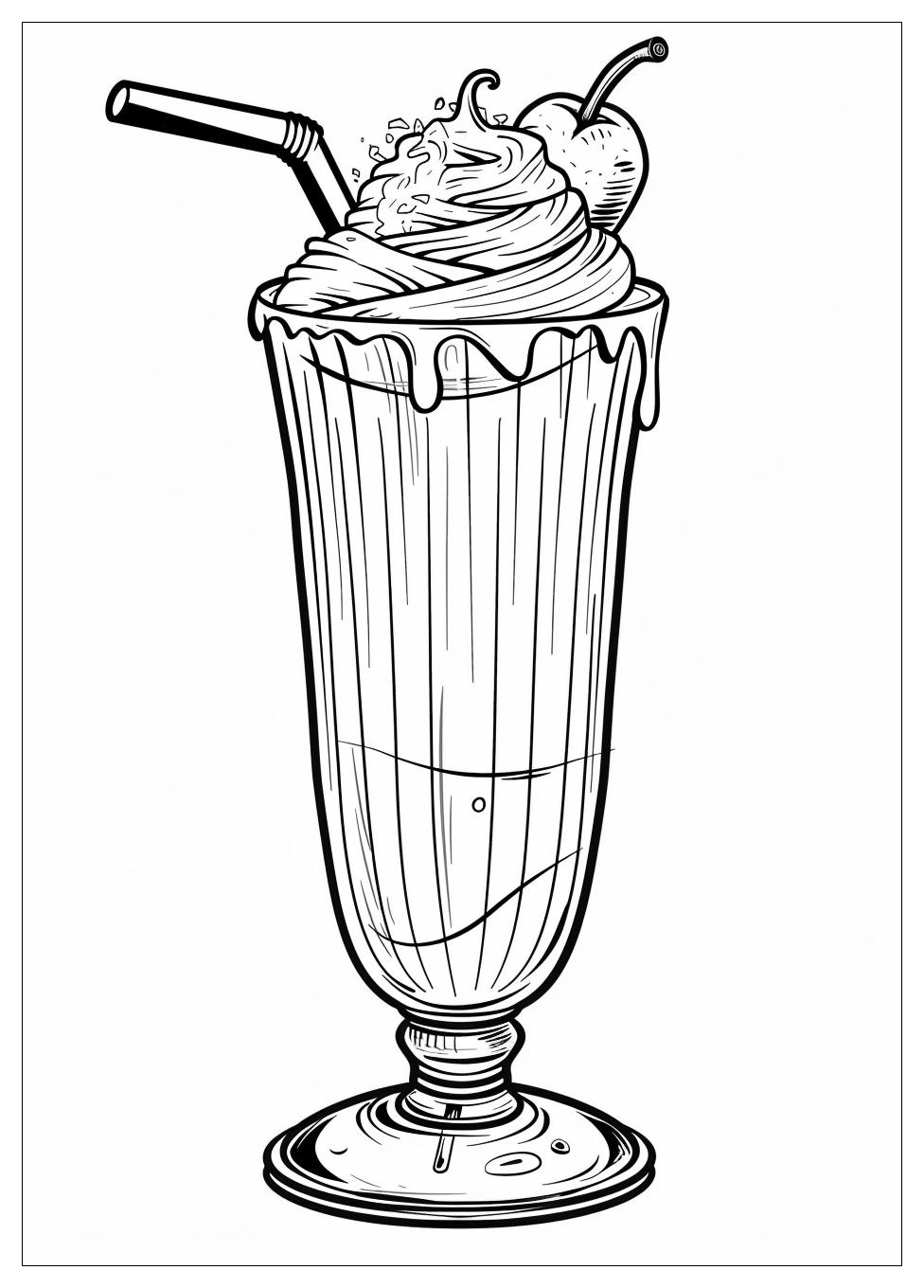 Milkshake Coloring Pages-8