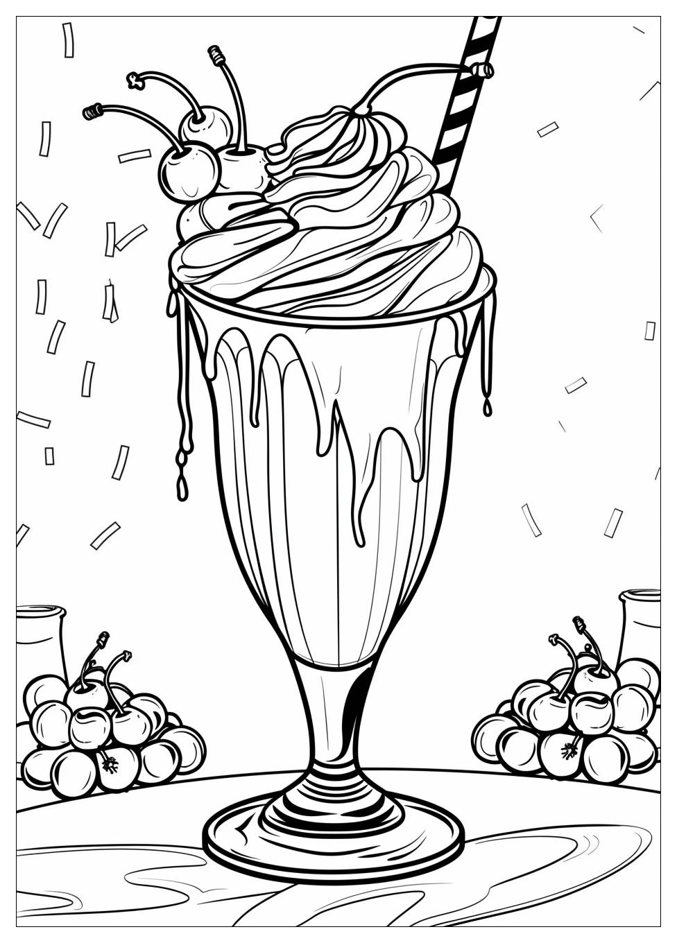 Milkshake Coloring Pages-9