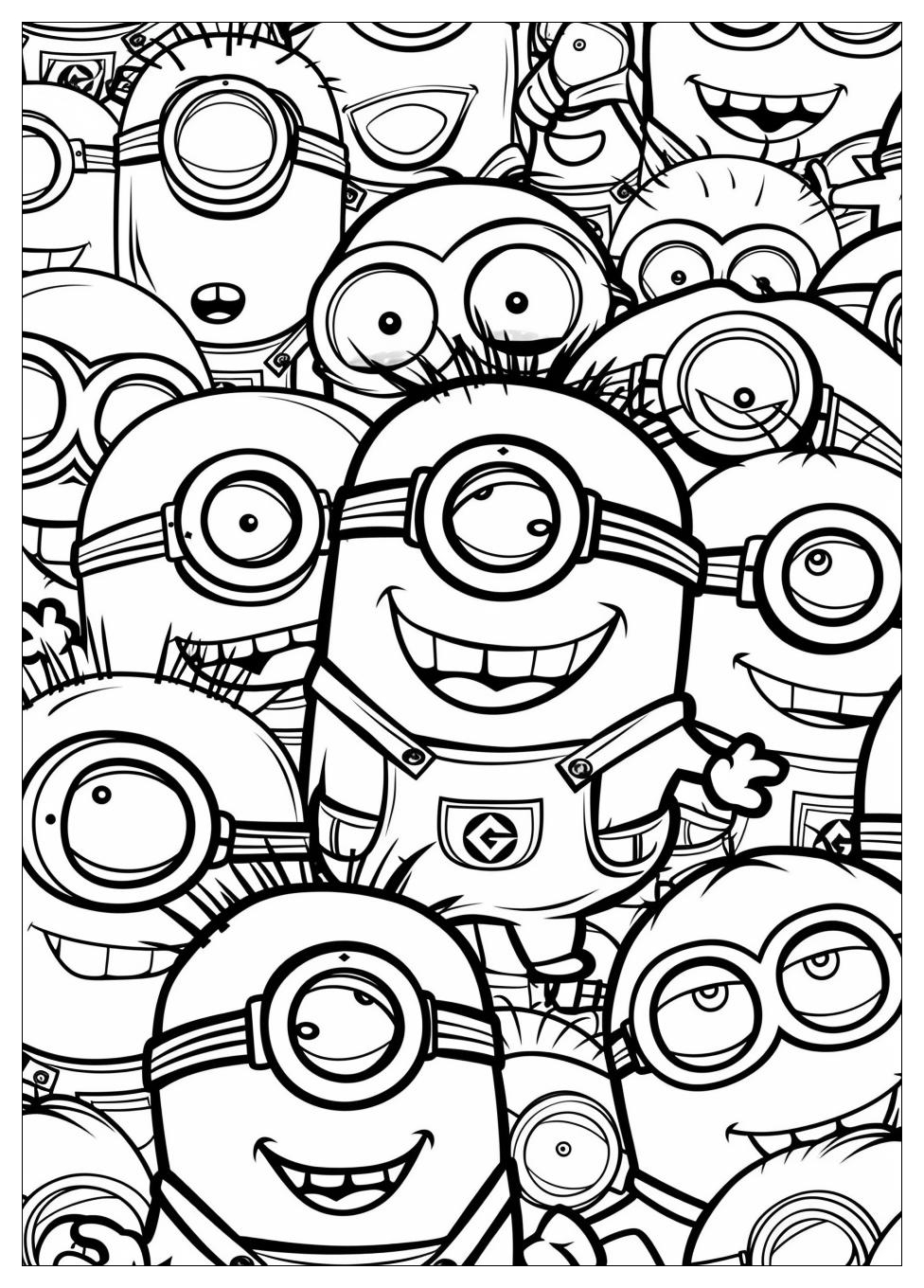 Minion Coloring Pages-12