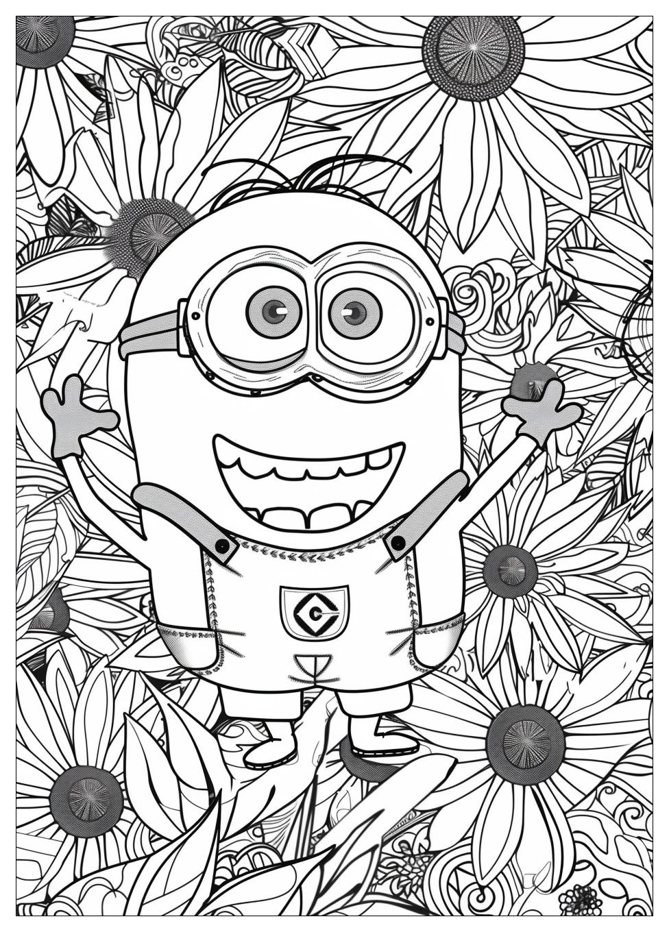 Minion Coloring Pages-15