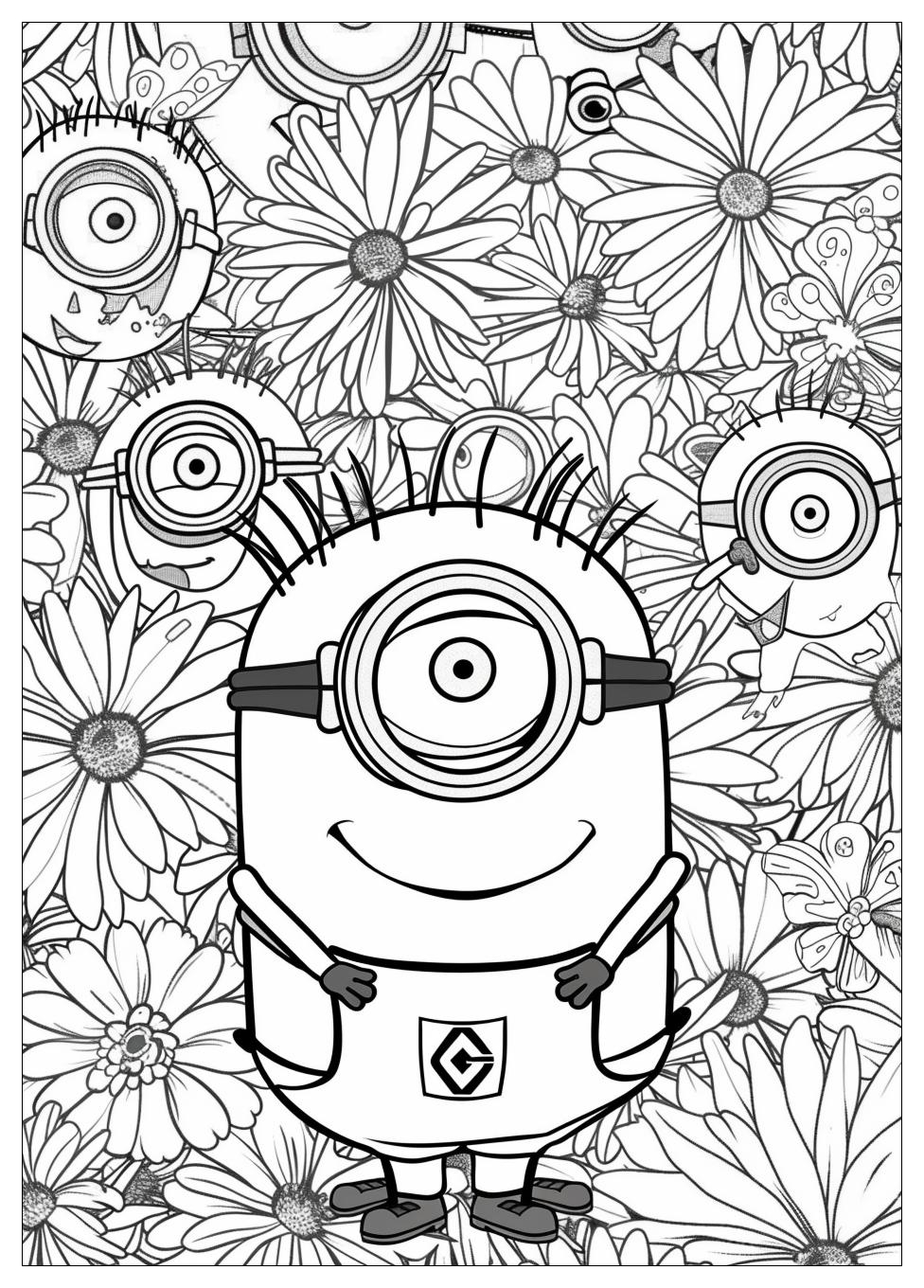 Minion Coloring Pages-17