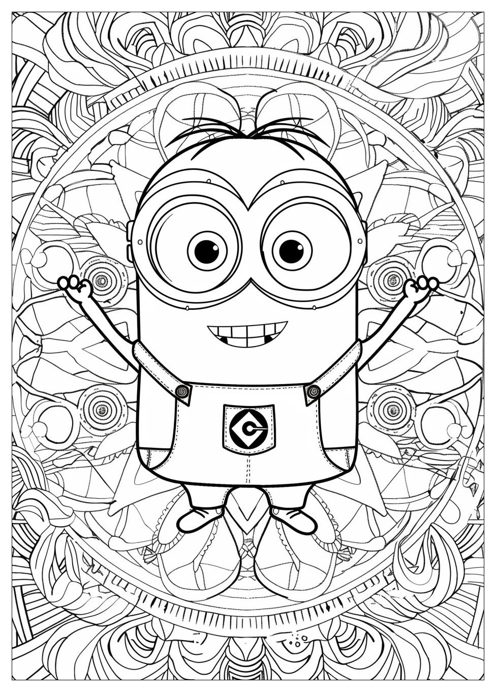 Minion Coloring Pages-19