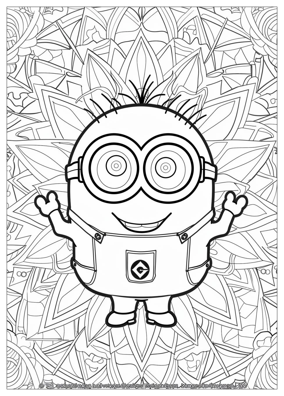 Minion Coloring Pages-7