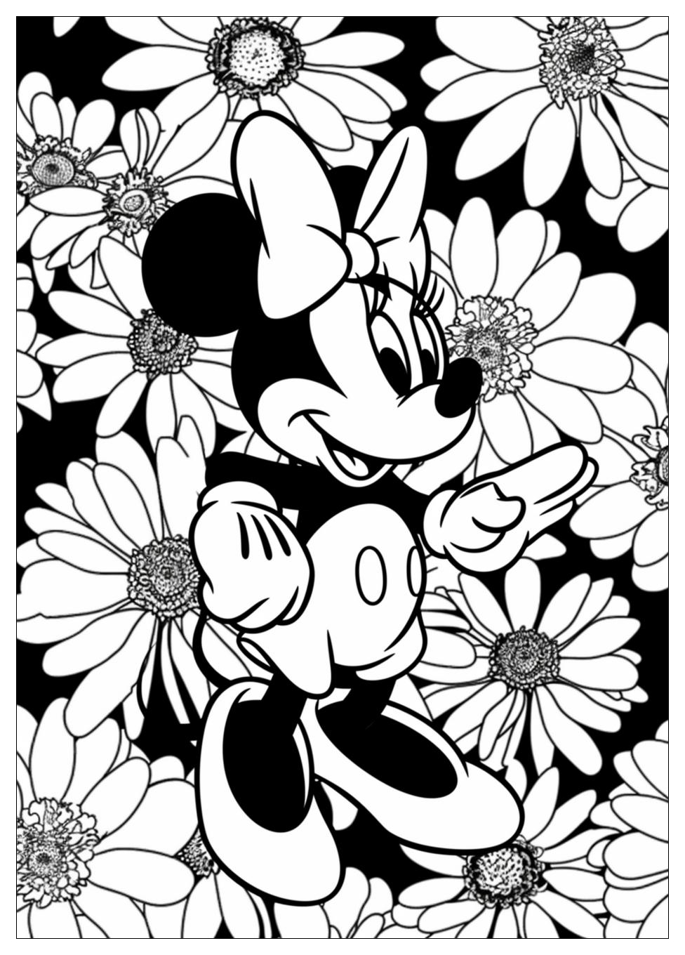 Minnie Mouse Coloring Pages-13