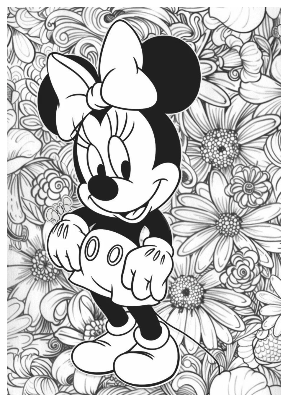 Minnie Mouse Coloring Pages-18