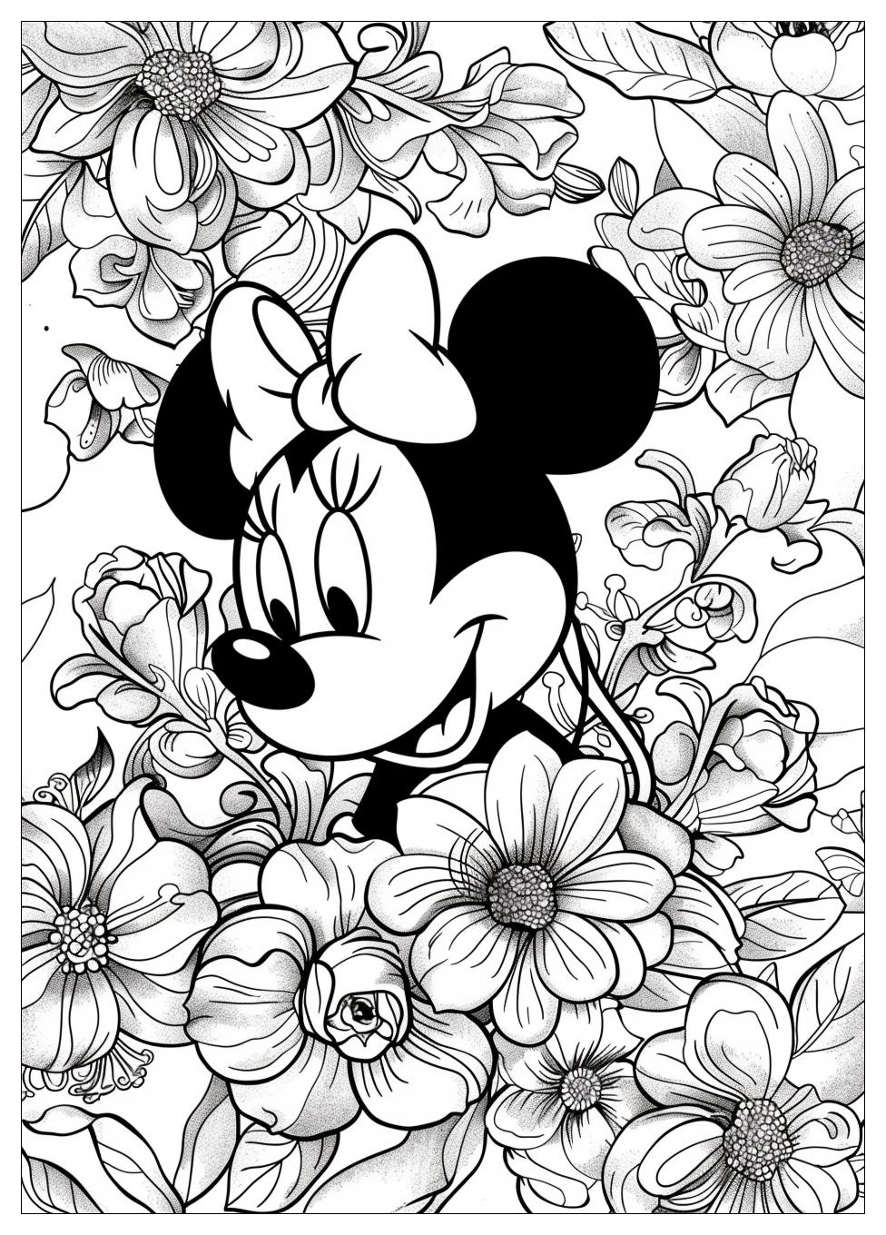 Minnie Mouse Coloring Pages-20