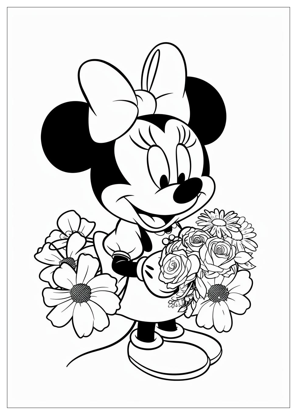 Minnie Mouse Coloring Pages-5