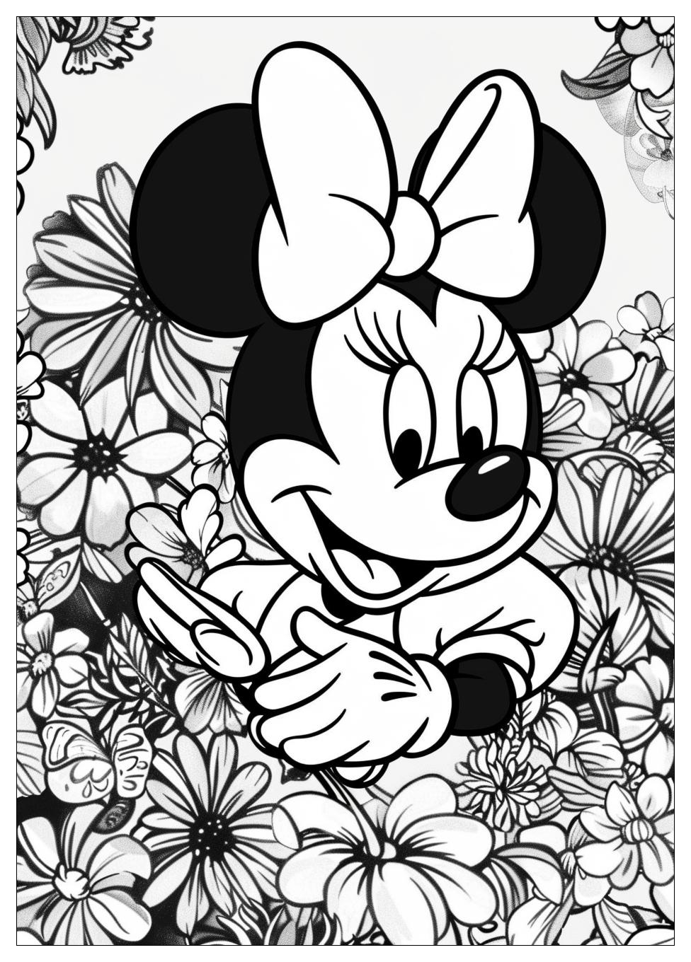 Minnie Mouse Coloring Pages-6