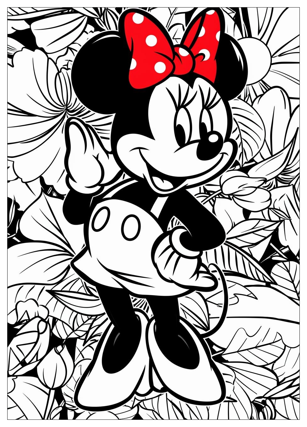 Minnie Mouse Coloring Pages-7