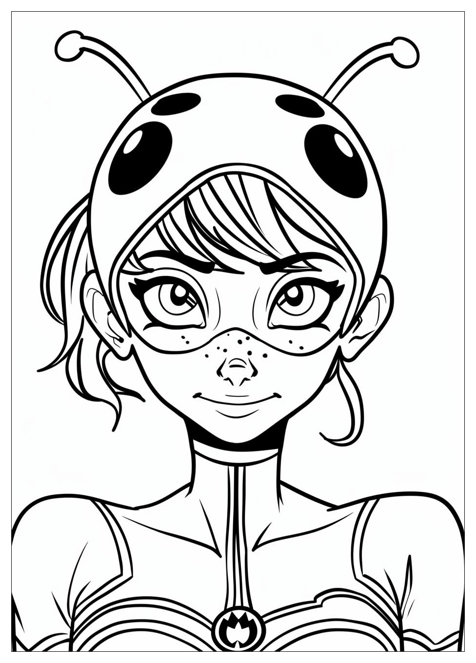 Miraculous Ladybug Coloring Pages-1