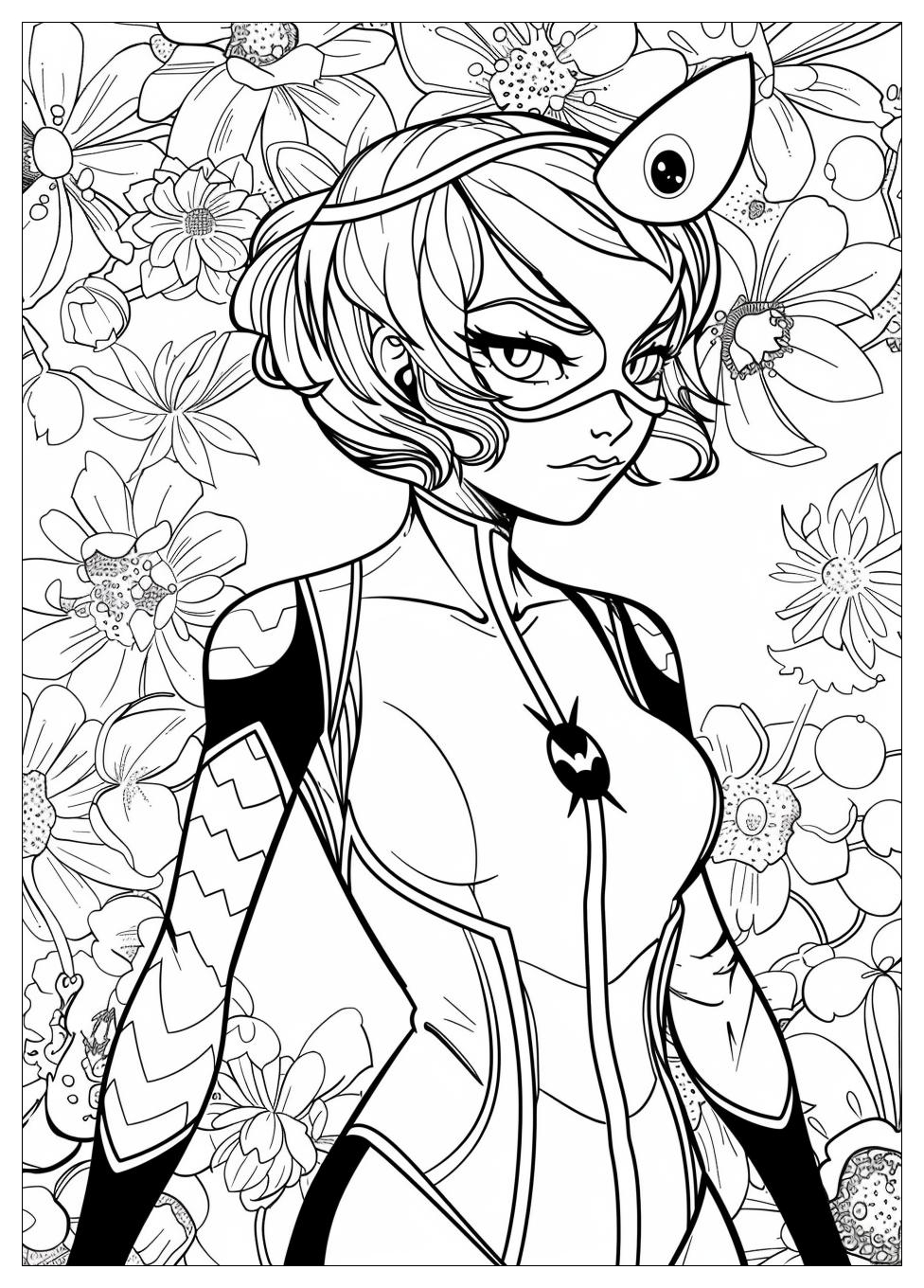 Miraculous Ladybug Coloring Pages-17