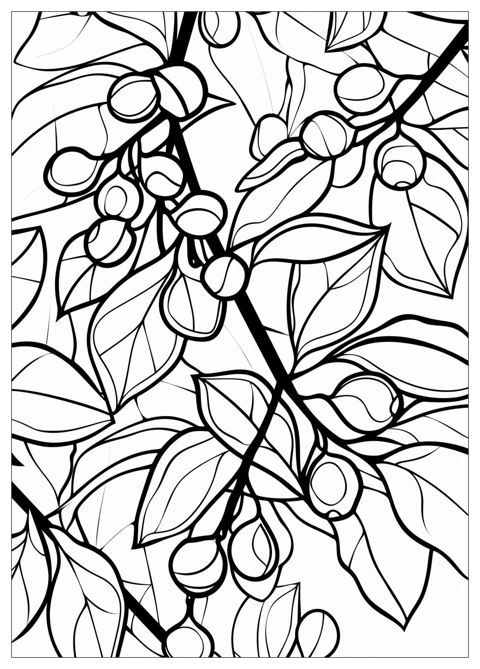 Mistletoe Coloring Pages-1