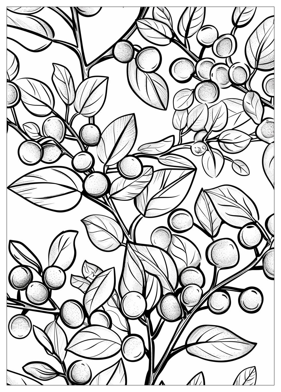 Mistletoe Coloring Pages-11