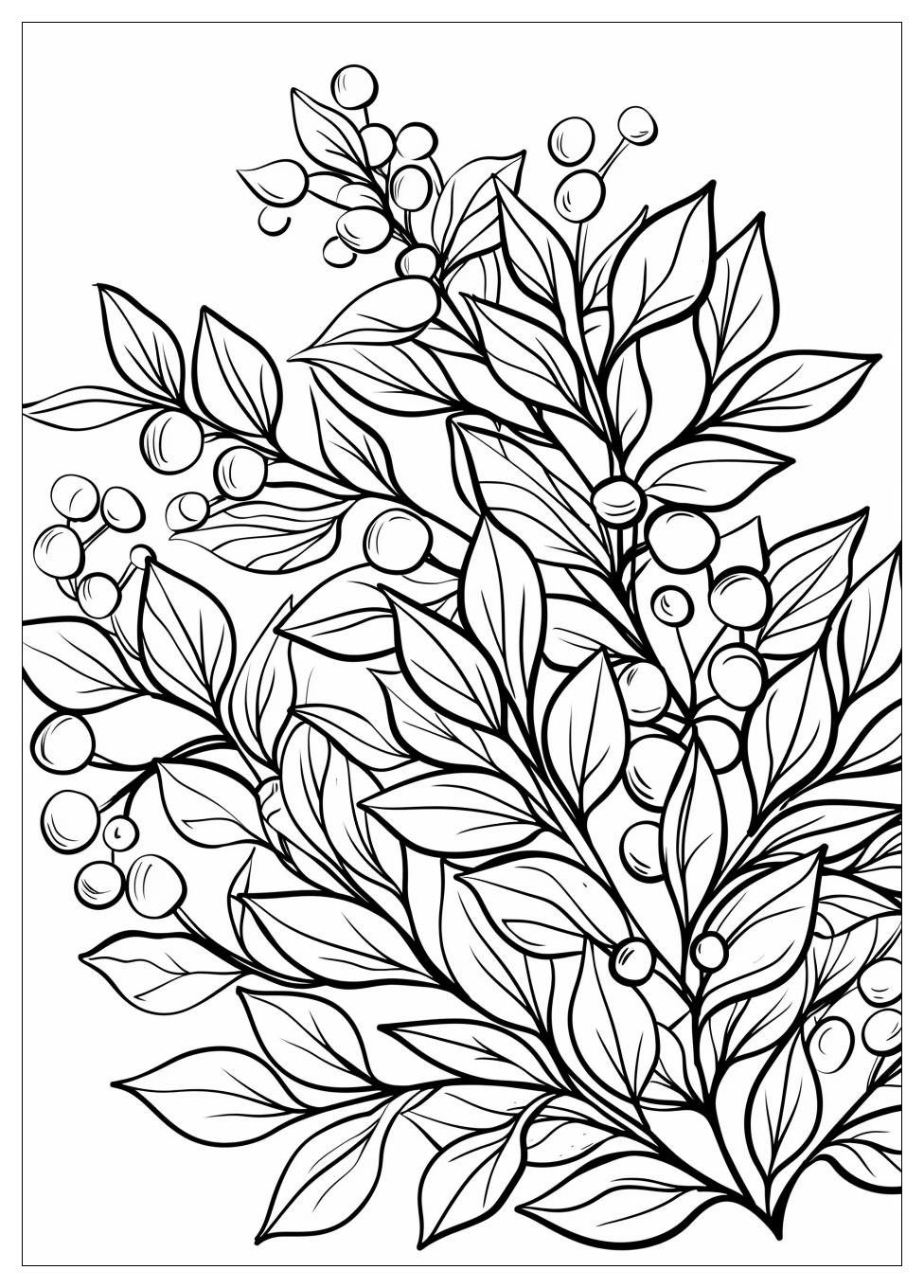 Mistletoe Coloring Pages-13