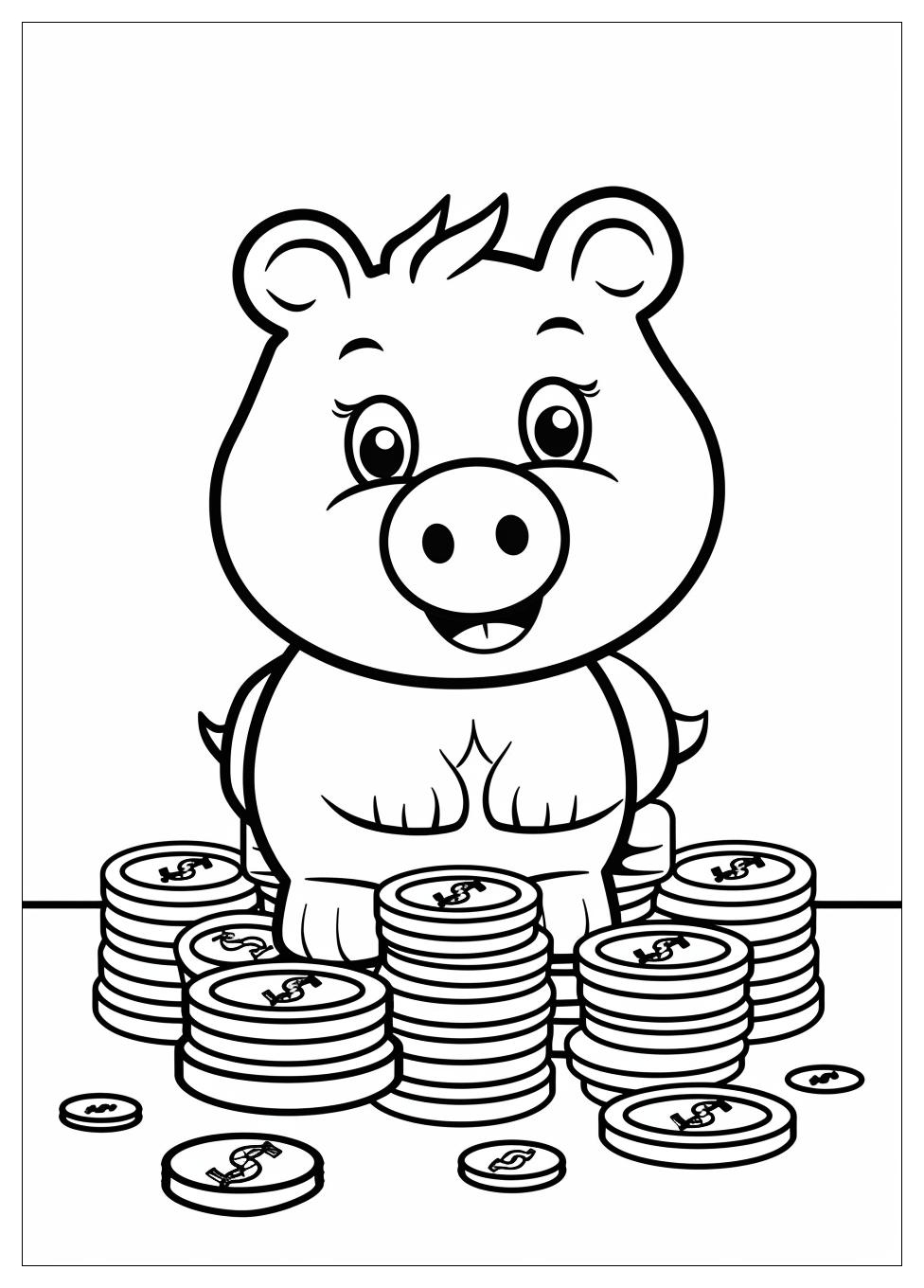 Money Toys Coloring Pages-12