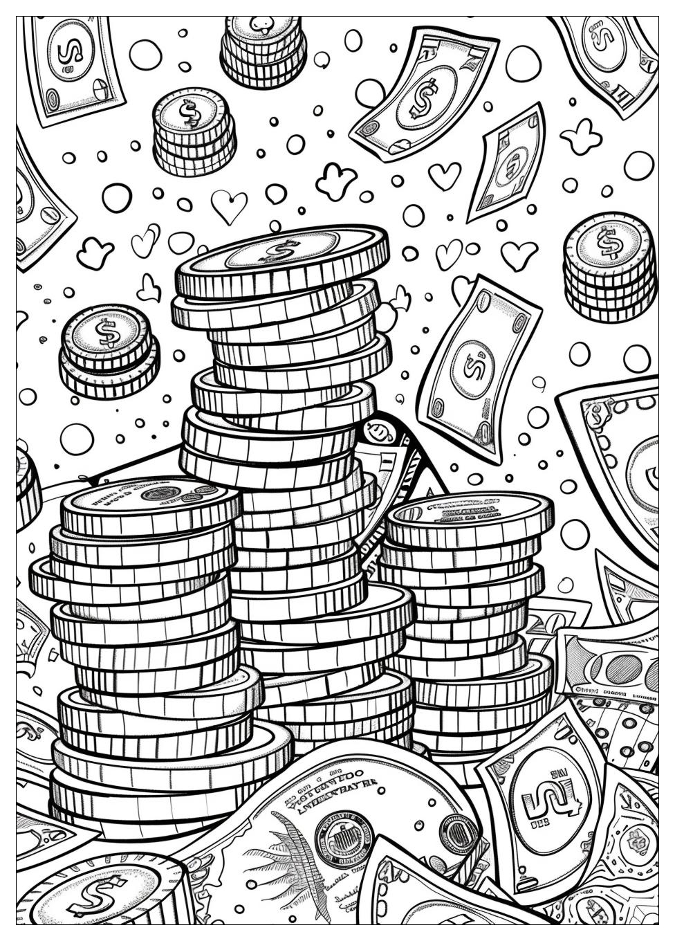 Money Toys Coloring Pages-13