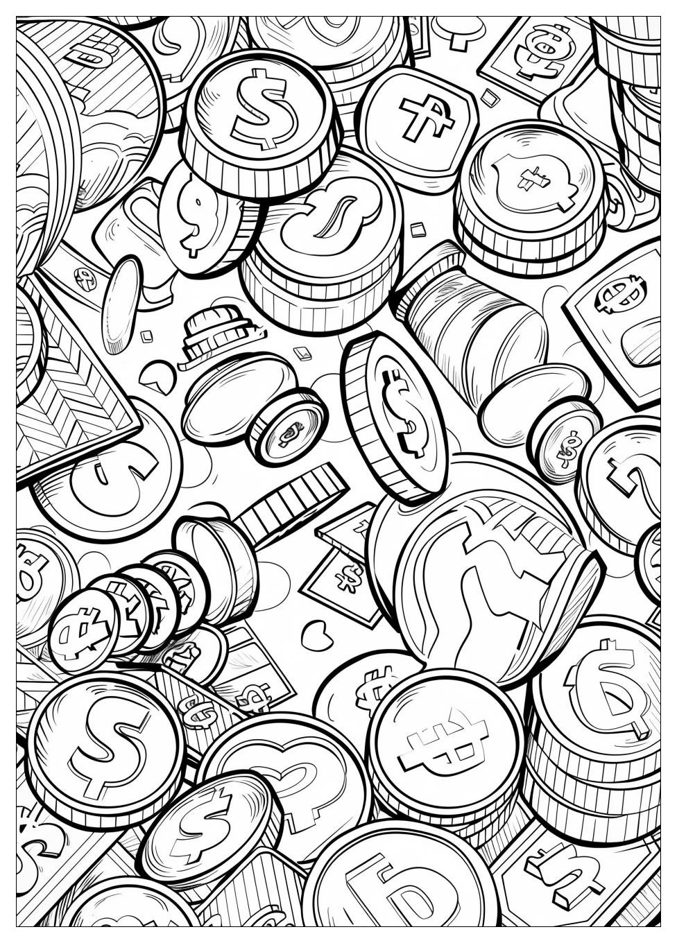 Money Toys Coloring Pages-14