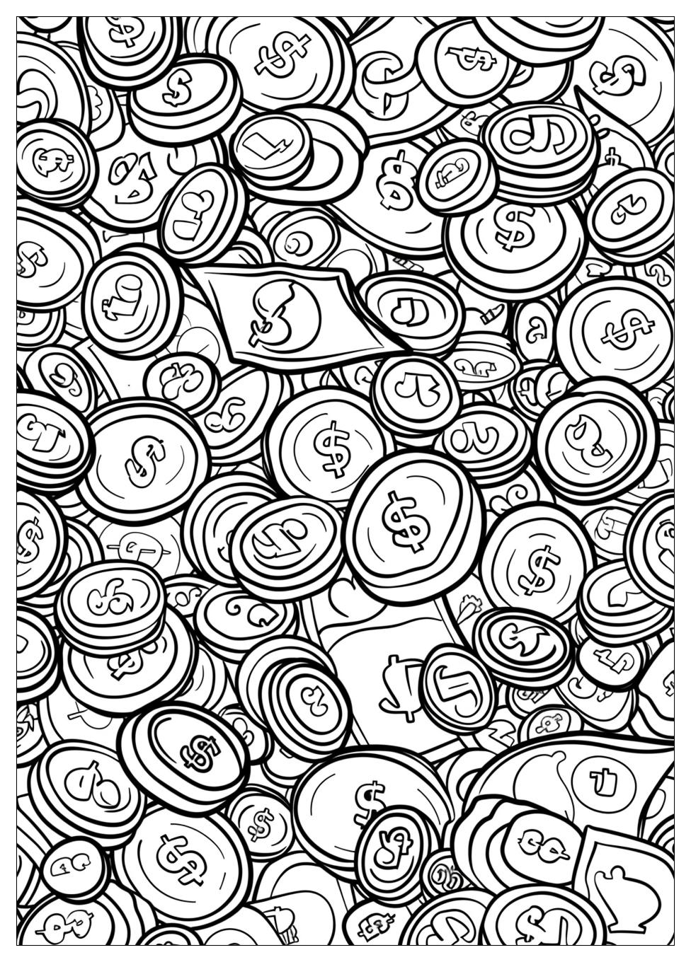 Money Toys Coloring Pages-16