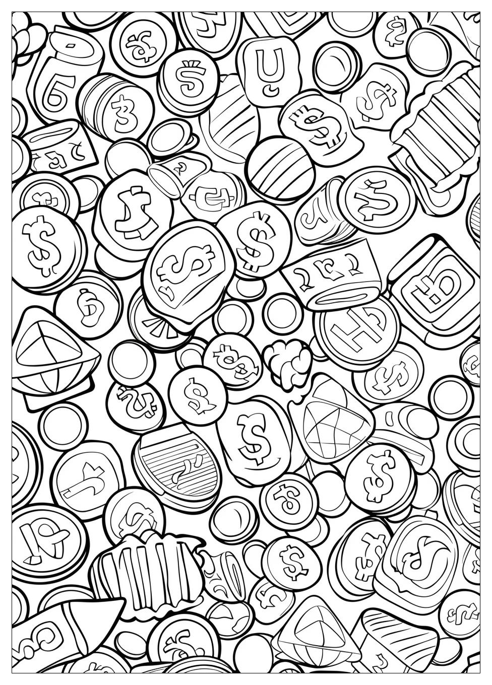 Money Toys Coloring Pages-20