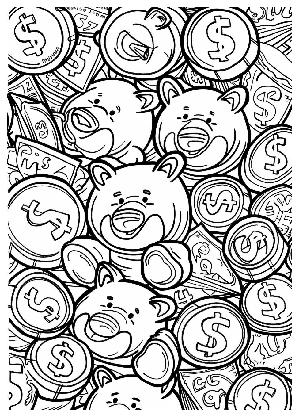 Money Toys Coloring Pages-3