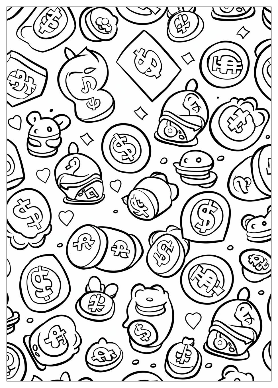 Money Toys Coloring Pages-5