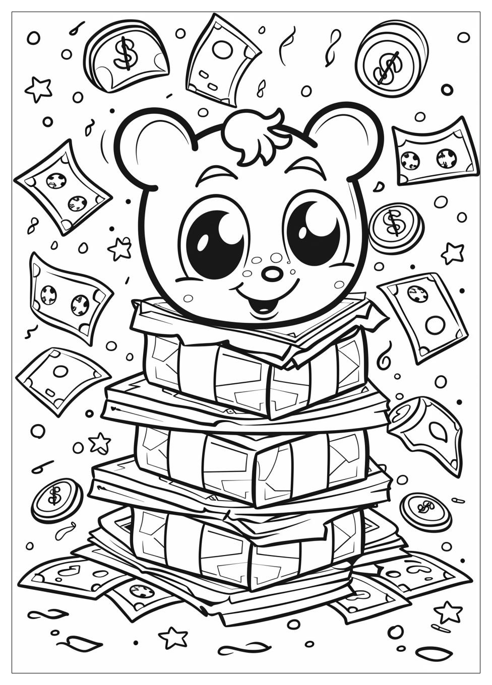 Money Toys Coloring Pages-6