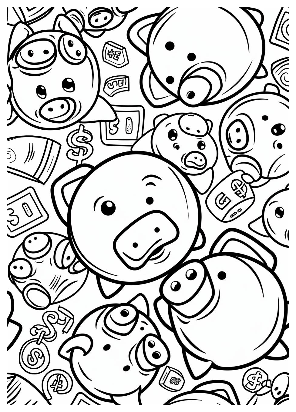 Money Toys Coloring Pages-9