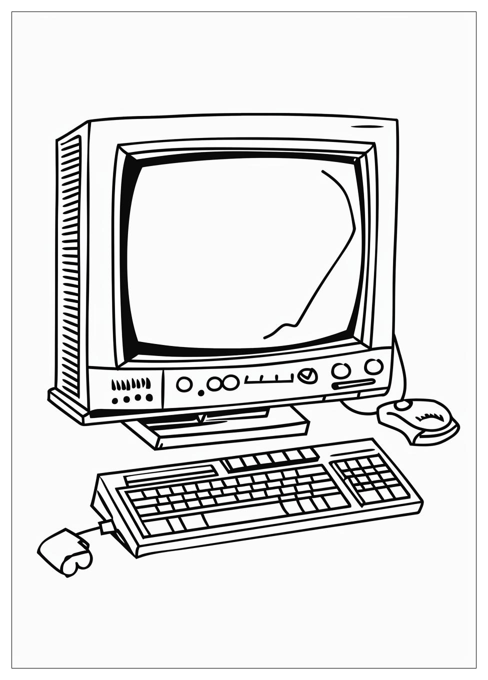 Monitor Computer Coloring Pages-14