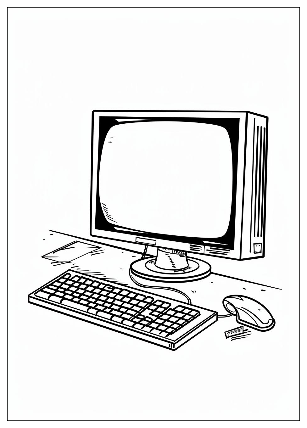 Monitor Computer Coloring Pages-2