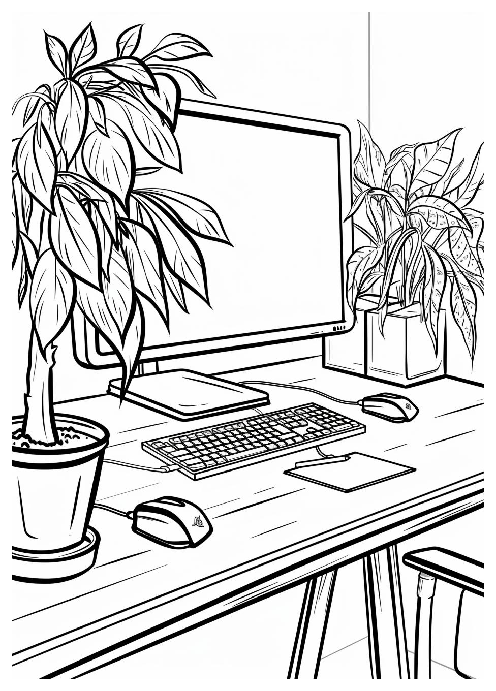 Monitor Computer Coloring Pages-20