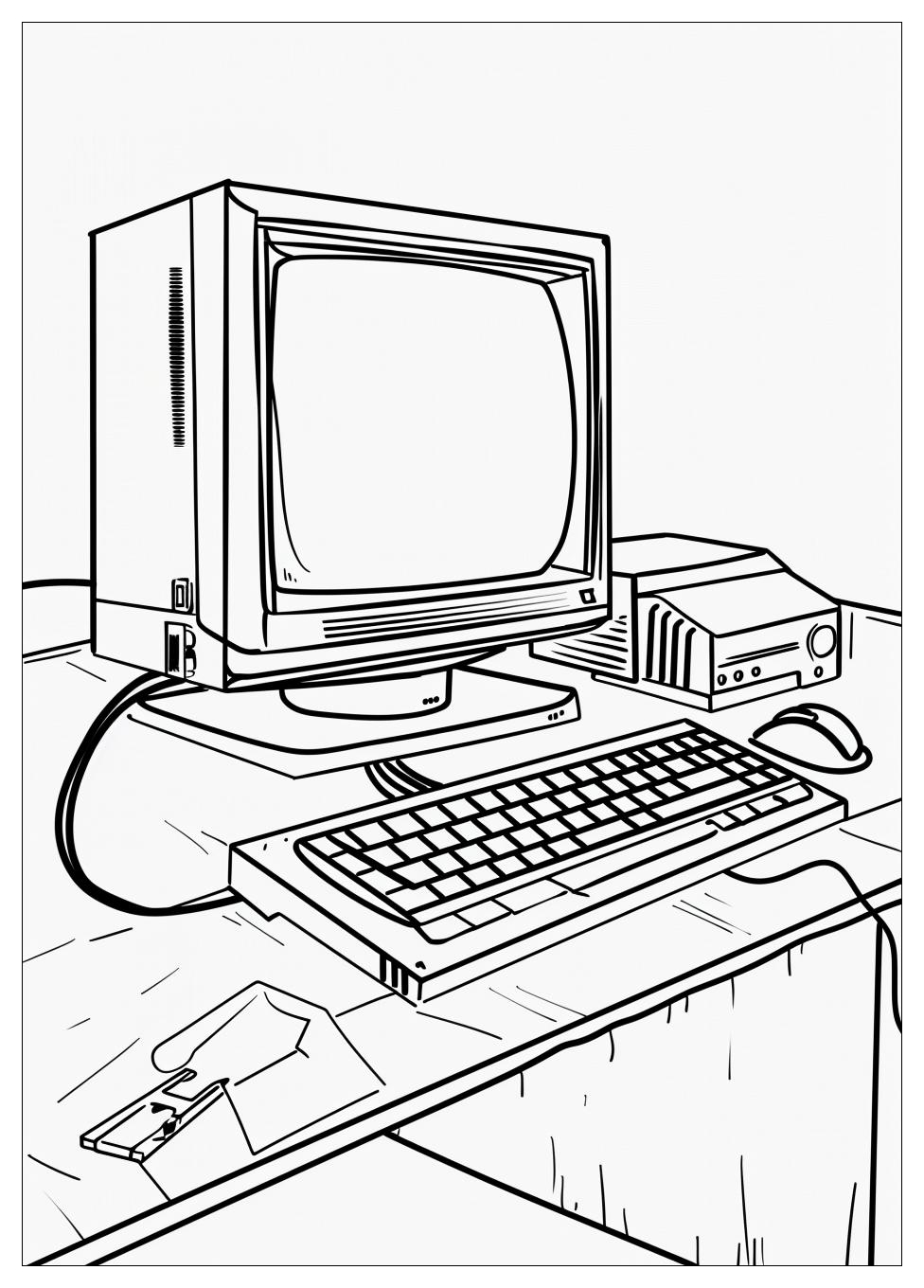 Monitor Computer Coloring Pages-3