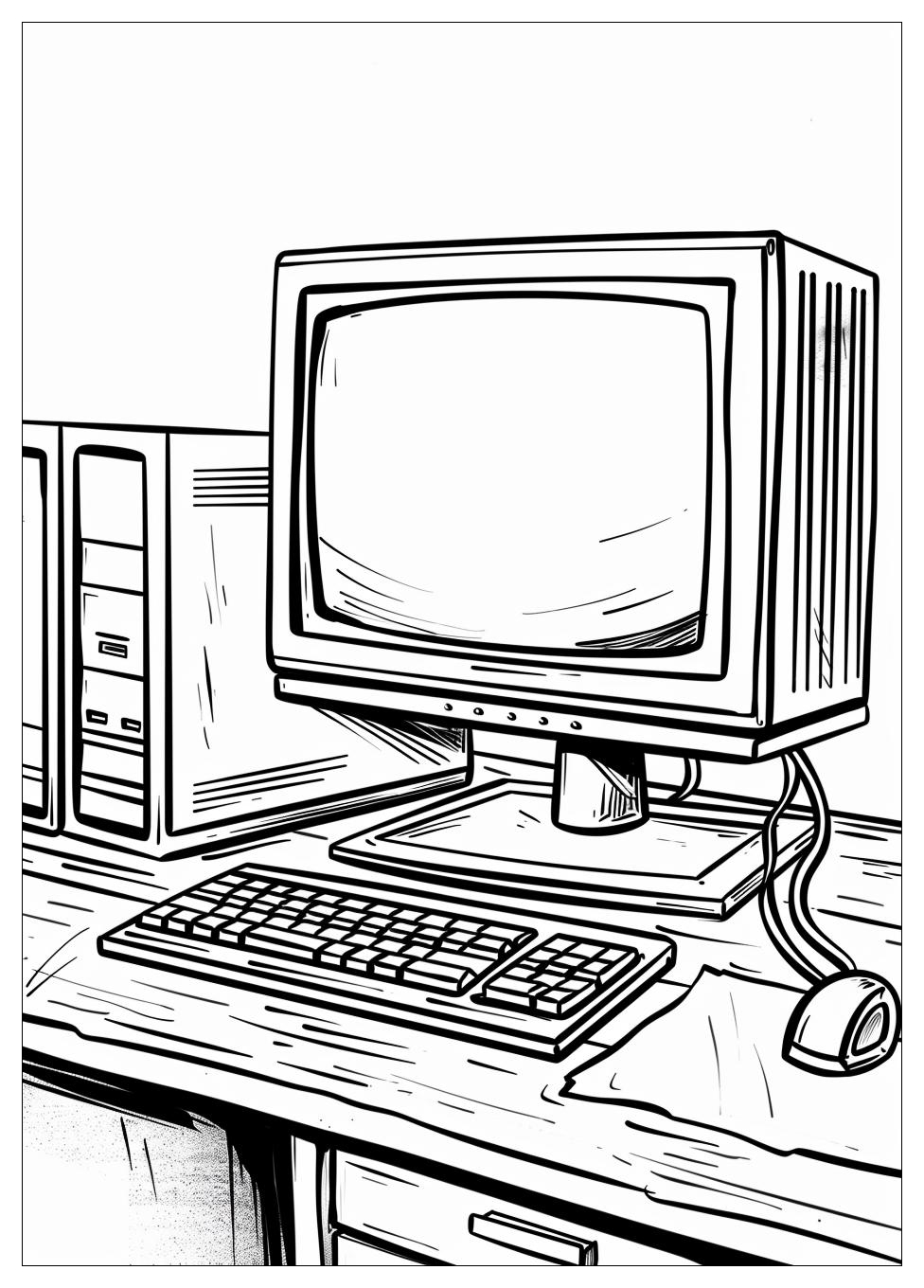 Monitor Computer Coloring Pages-6