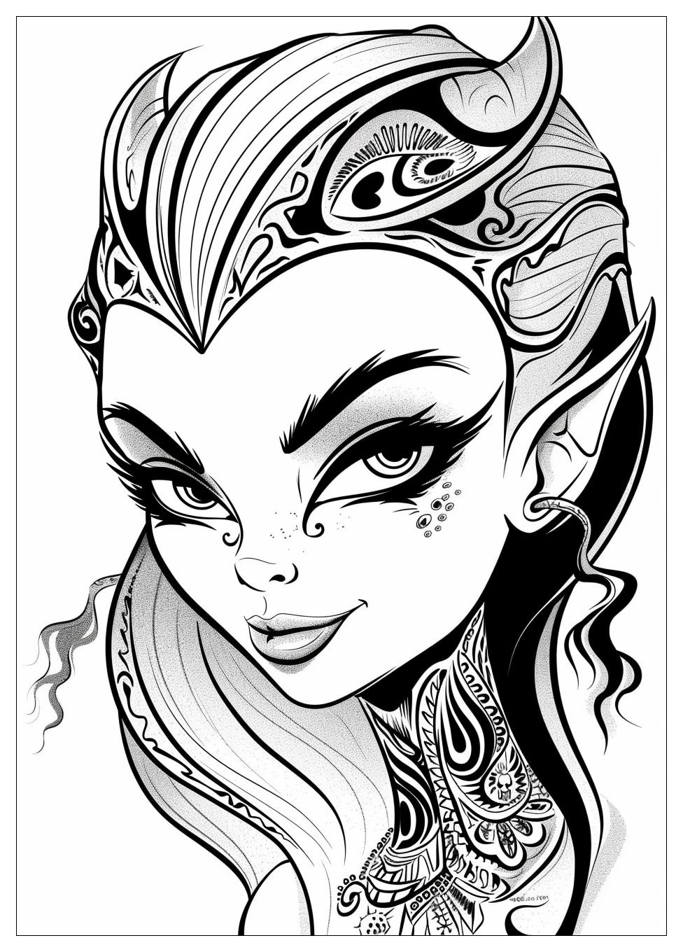 Monster High Coloring Pages-11