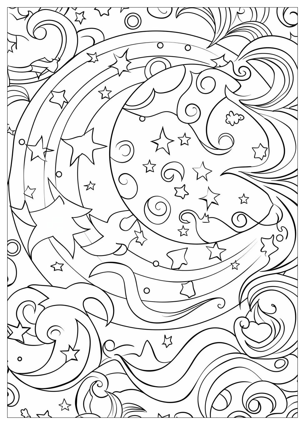 Moon Coloring Pages-1