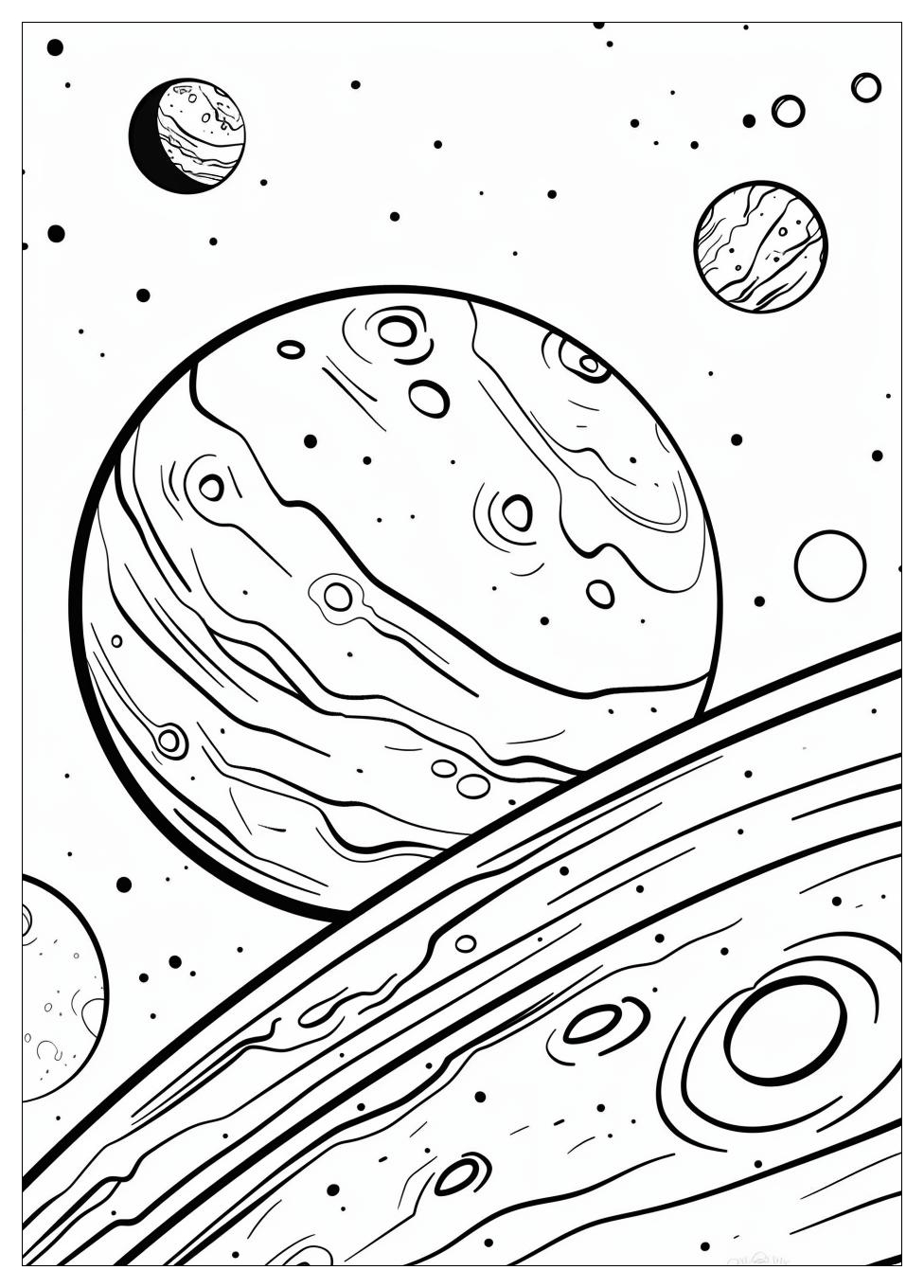 Moon Coloring Pages-11