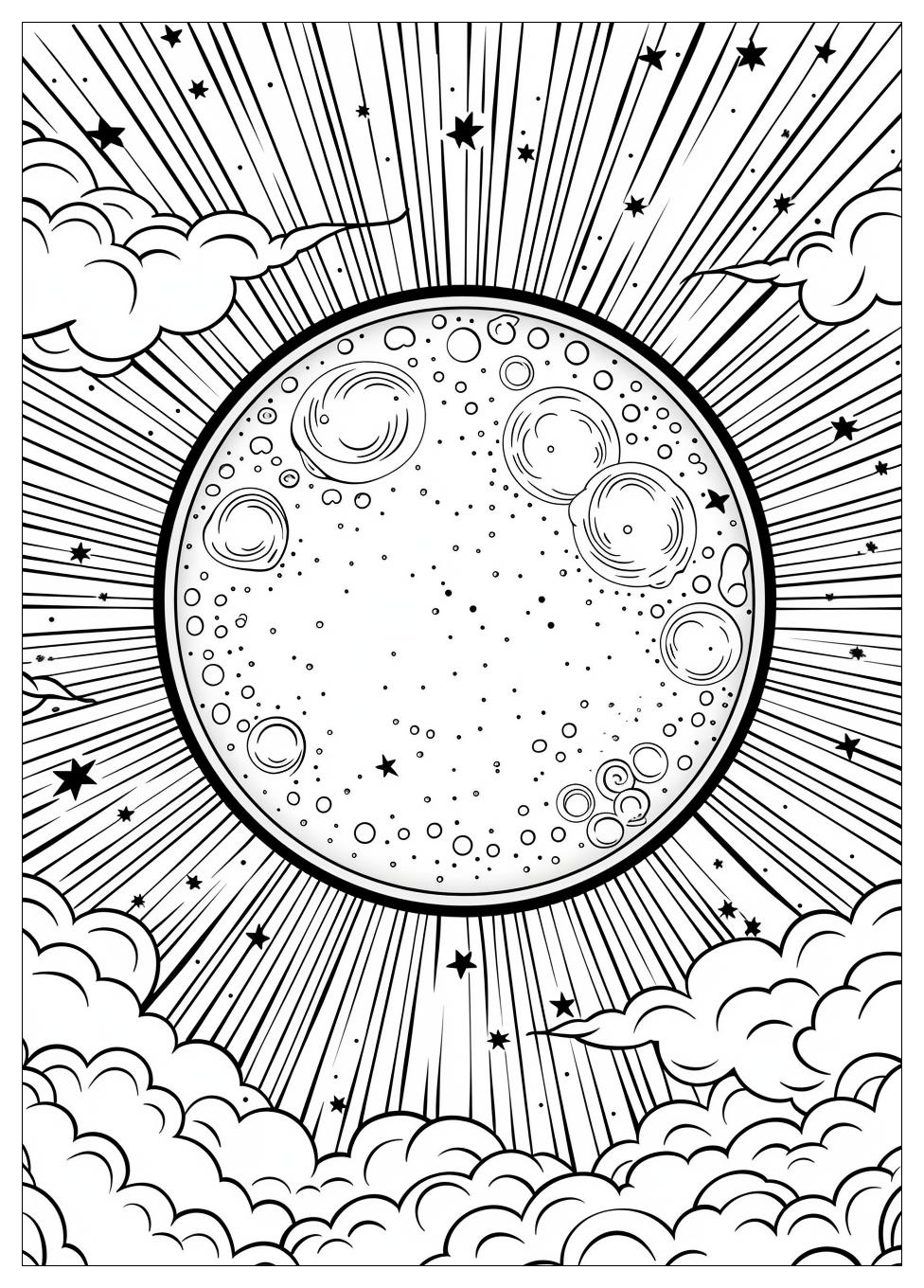 Moon Coloring Pages-13